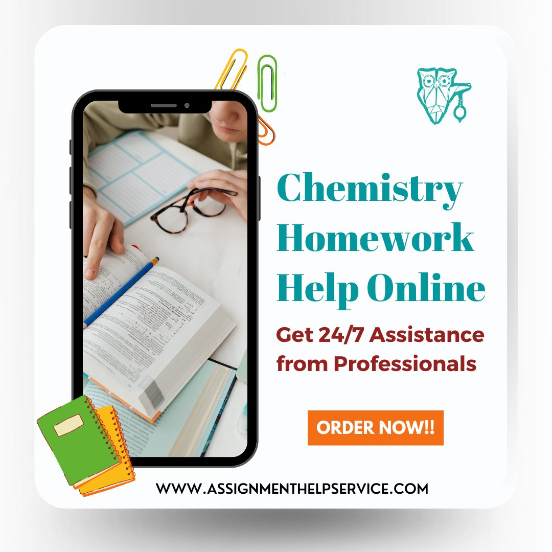 assignmentglobe's tweet image. Seeking Chemistry Homework Help online? Assignment Help Service is here to provide instant assistance for your Chemistry Assignment.
#assignmenthelpservice #chemistryhomeworkhelp #chemistryhomework #chemistryhelponline #chemistryhomeworkhelper #chemistryexpert #needchemistryhelp