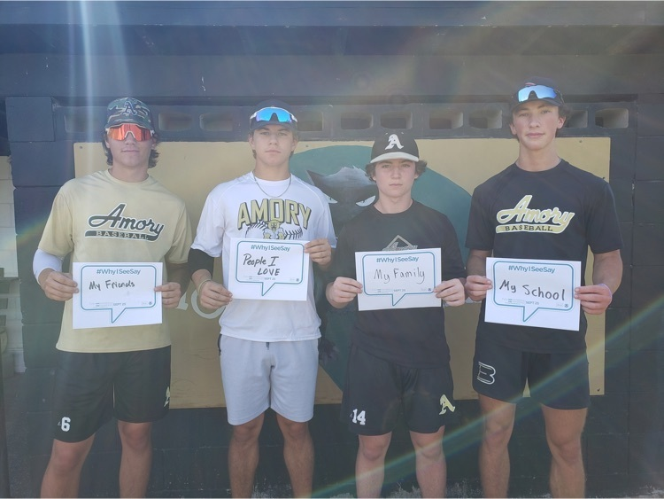AmoryHighSchool's tweet photo. #WhyISeeSay campaign Part 2 https://t.co/zRXtfbB64H