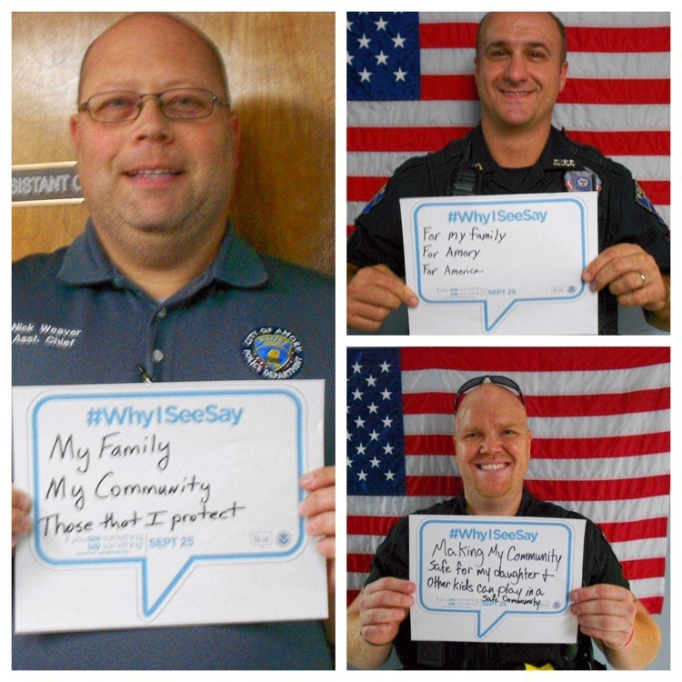 AmoryHighSchool's tweet photo. #WhyISeeSay campaign Part 2 https://t.co/zRXtfbB64H