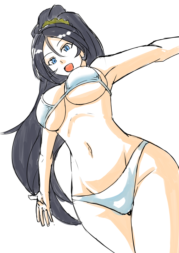 #夏が終わりそうだし今年描いた水着絵を貼ろう 