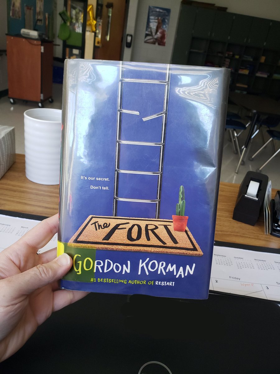 I finished the last couple chapters of this excellent book whilst eating lunch today.  The "origin story" in the back gave me such joy.  Thank you, <a href="/gordonkorman/">Gordon korman</a>! I can't wait to read your next 100 books.