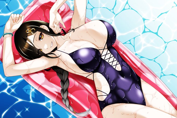 #夏が終わりそうだし今年描いた水着絵を貼ろう 