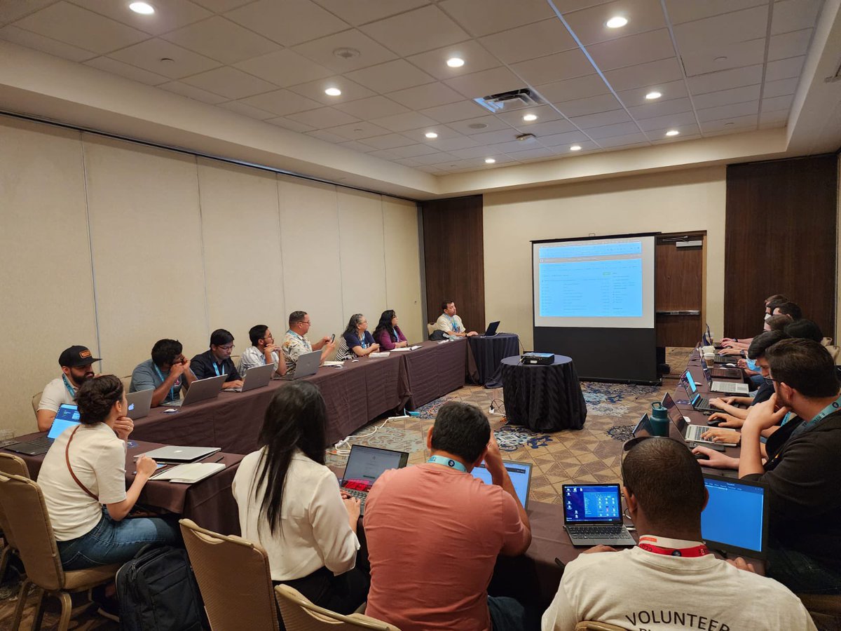 rodsoto's tweet photo. Great times Texas Cyber Summit workshop Linux Threat Detection with Splunk Attack Range. Thank you all who attended and Joseph Mlodzianowski for the opportunity. Great event. #texascyber #splunk #splunkattackrange #strt #TCS22 .@TexasCyberConf .@cedoxX https://t.co/3mbsln5pKd