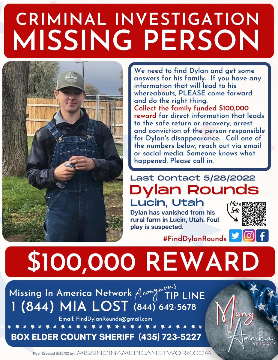 missingNamerica's tweet image. 🚩🚩🚩 #JusticeForDylan 🚩🚩🚩 Please help this family get answers!
@andersonljess @GovCox @MittRomney @MikeLeeforUtah @BESOSheriff @utahsenate @JoelMFerry @SpencerJCox @LGHendersonUtah @utahhousereps @sltrib @abc4utah @fox13 @KUTV2News @utahhousedems @ElectionsUtah @Romney4Utah