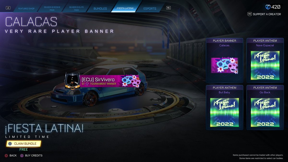 Info Rocket League tweet media