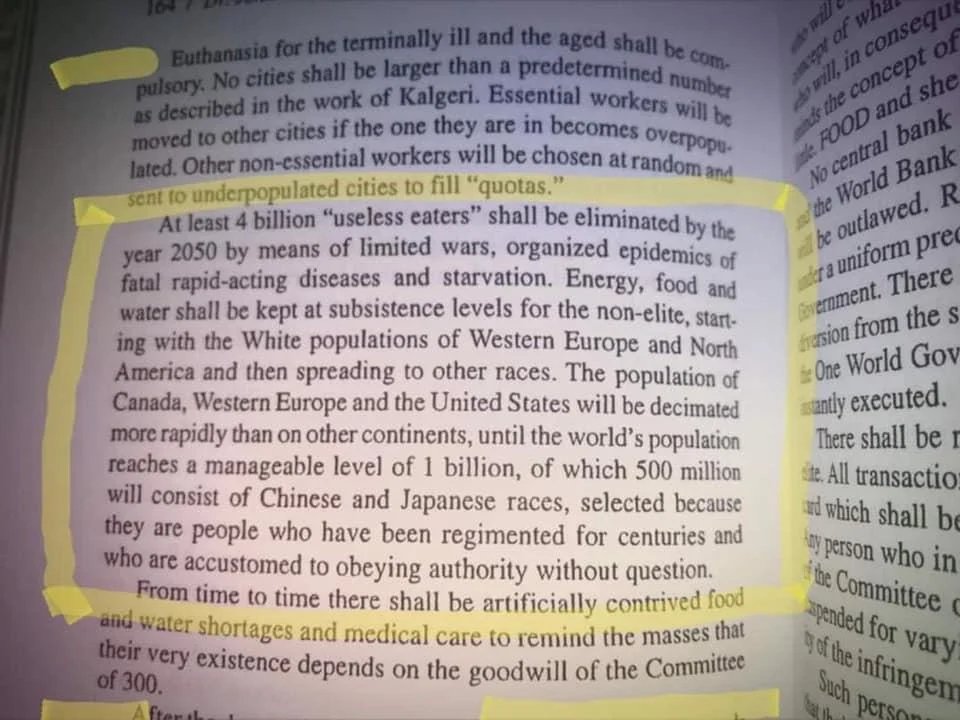 momin65's tweet photo. @TuckerCarlson There is a reason that kalus Shawab proudly announced this summer at Devos that depopulation targets achieved and got a standing ovation from audience for the announcement. European whites are the first ones on chopping block to reach this manageable world population target.👇 https://t.co/6JeP9goyF4