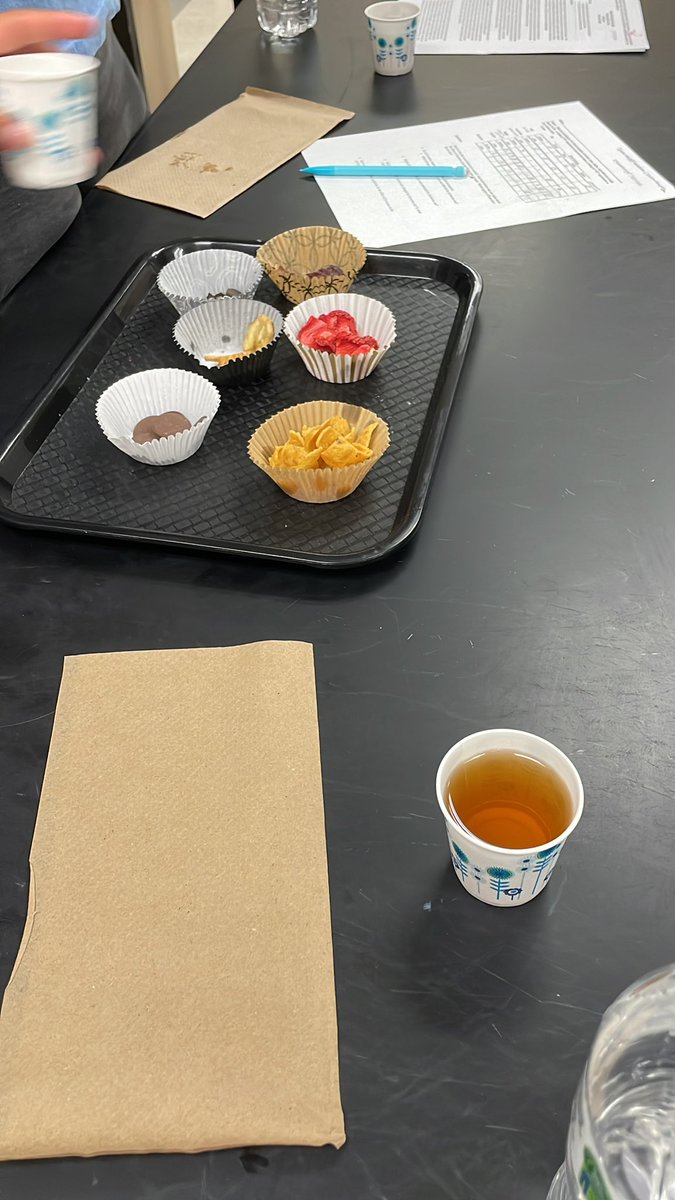 Cell communication Lab today using gymnema tea….how will the communication pathway be disrupted between taste and and the special properties of the tea????  😈