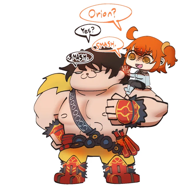 Orion and Gudako#FGO 