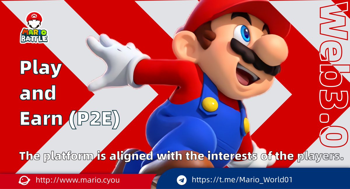 fauzanoffical12's tweet photo. We believe that #P2E will be an important entry point for Web3
🚀#MarioBattle always believes that the ownership of the player's game assets belongs to the player, and the player's property should not be disturbed by any external factors. We will develop together with the player https://t.co/iP0fGpjsVu
