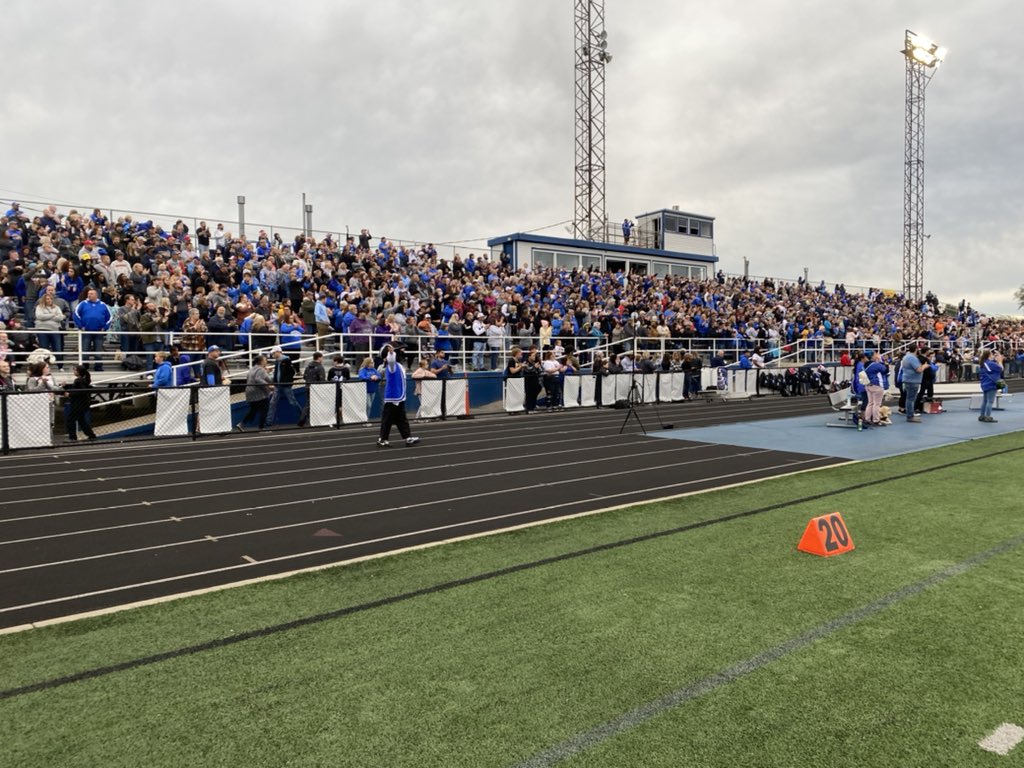XeniaAthletics's tweet photo. One for the ages at Doug Adams Stadium tonight! 4,000 fans saw a tremendous game by both teams! Tipp with the impressive comeback and  then the Xenia Buccaneers with the great final drive and score! Tonight is what high school sports are all about! @MVLathletics @XeniaSchools https://t.co/vGKkiBOi4W