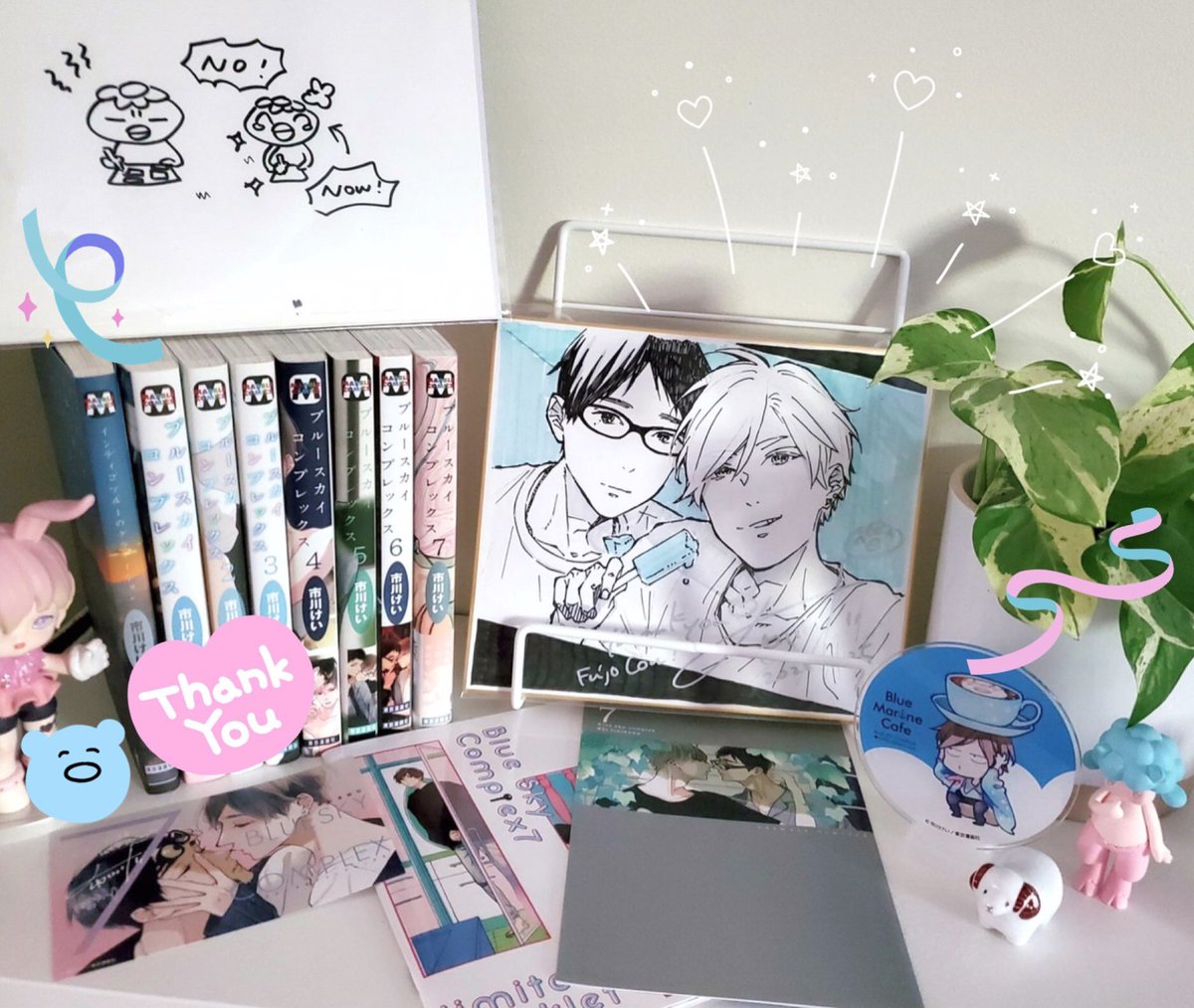 milorin ✨🐏 ZENKAIKON P7 (@tdrkiz) on Twitter photo Thank you so much <a href="/k_ickw/">市川けい🥒インディゴ3出る</a> for the beautiful drawing! I love and admire you and your work so much and I'm so happy and honored to have something so special!🥺💙
Thanks @fujocon & <a href="/futekiya/">futekiya (Manga Planet BL Branch)</a> for hosting the giveaway and for the wonderful panel, I will treasure the memory forever!💖 Thank you so much <a href="/k_ickw/">市川けい🥒インディゴ3出る</a> for the beautiful drawing! I love and admire you and your work so much and I'm so happy and honored to have something so special!🥺💙
Thanks @fujocon & <a href="/futekiya/">futekiya (Manga Planet BL Branch)</a> for hosting the giveaway and for the wonderful panel, I will treasure the memory forever!💖