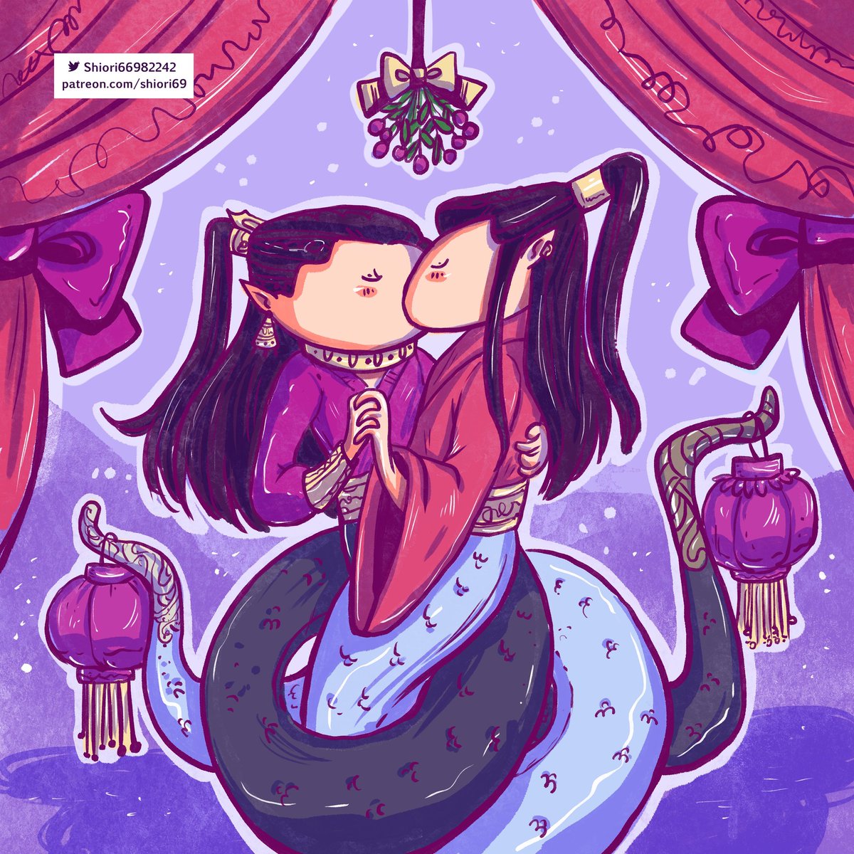 yexie_week's tweet photo. ~*=YEXIE WEEK '22 DAY 7 PROMPT=*~
DAY 7: New Year / Returning Hope - What holidays would Ye Baiyi and Xie'er most enjoy celebrating? What holidays would they dislike?
Today's art by @Shiori66982242 !
Tags: #yexieweek/ #yexieweek2022! https://t.co/YJ8tZlBLdg