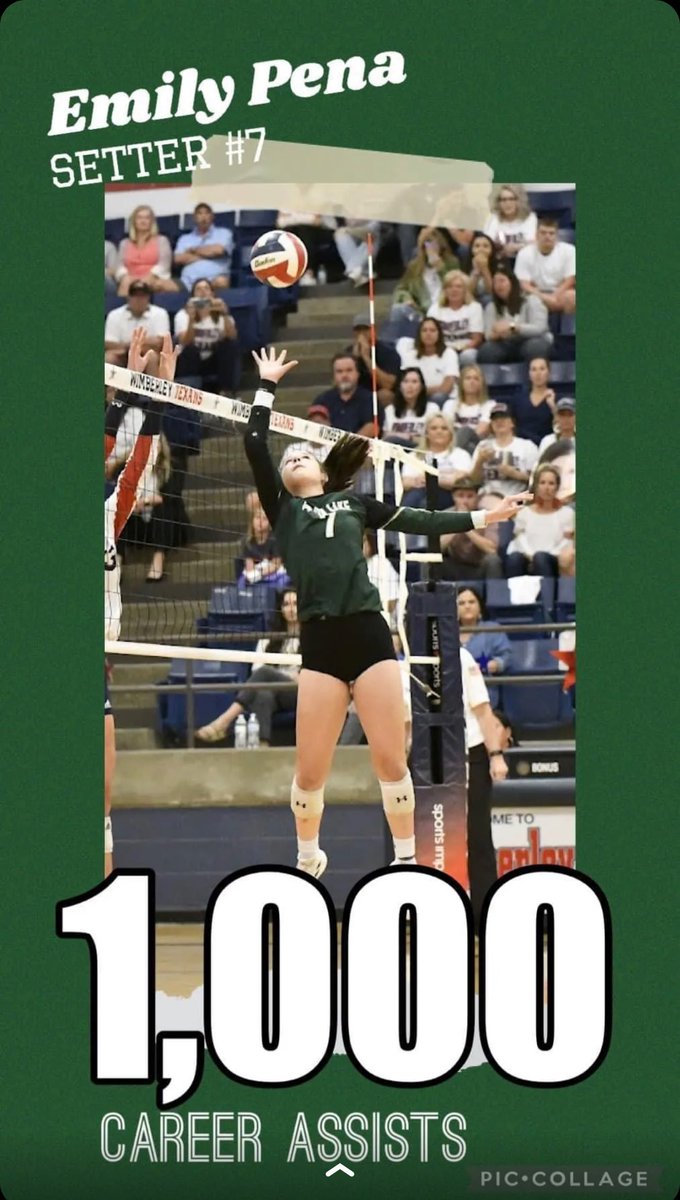 CLHawkVB's tweet photo. ππCONGRATULATIONSππ to our Senior Setter, πEmily Penaπ on hitting her Career Milestone of 1,000 Assists tonight vs Bandera!!!! We are so PROUD of you!!!! #pointhawks #goals πππ @emily__pena @CL_Hawks @CLHSPrincipal @AbcClhs @BMar1842 @Marshakh10 https://t.co/F33hvGJUGl