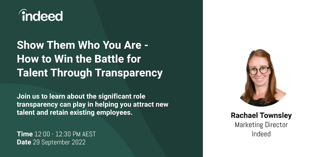 In today's tight labour market, it can be difficult to stand out as an employer of choice. Join us on 29 September where you'll learn the secret tool that will help you build a stronger employer brand &amp; win the battle for talent. indeedhi.re/3BWZZ9p
#TransparencyMatters