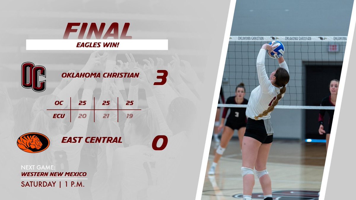 𝐐𝐮𝐢𝐜𝐤 𝐧𝐢𝐠𝐡𝐭 𝐟𝐨𝐫 𝐭𝐡𝐞 𝐄𝐚𝐠𝐥𝐞𝐬🧹

Cobbah with 13 kills 
Davis with 4 service aces 

See you back at the Eagles Nest Saturday at 1 P.M v Western New Mexico

#𝗧𝗮𝗹𝗼𝗻𝘀𝗨𝗽 𝘅 #𝗣𝗿𝗼𝘁𝗲𝗰𝘁𝗧𝗵𝗲𝗡𝗲𝘀𝘁