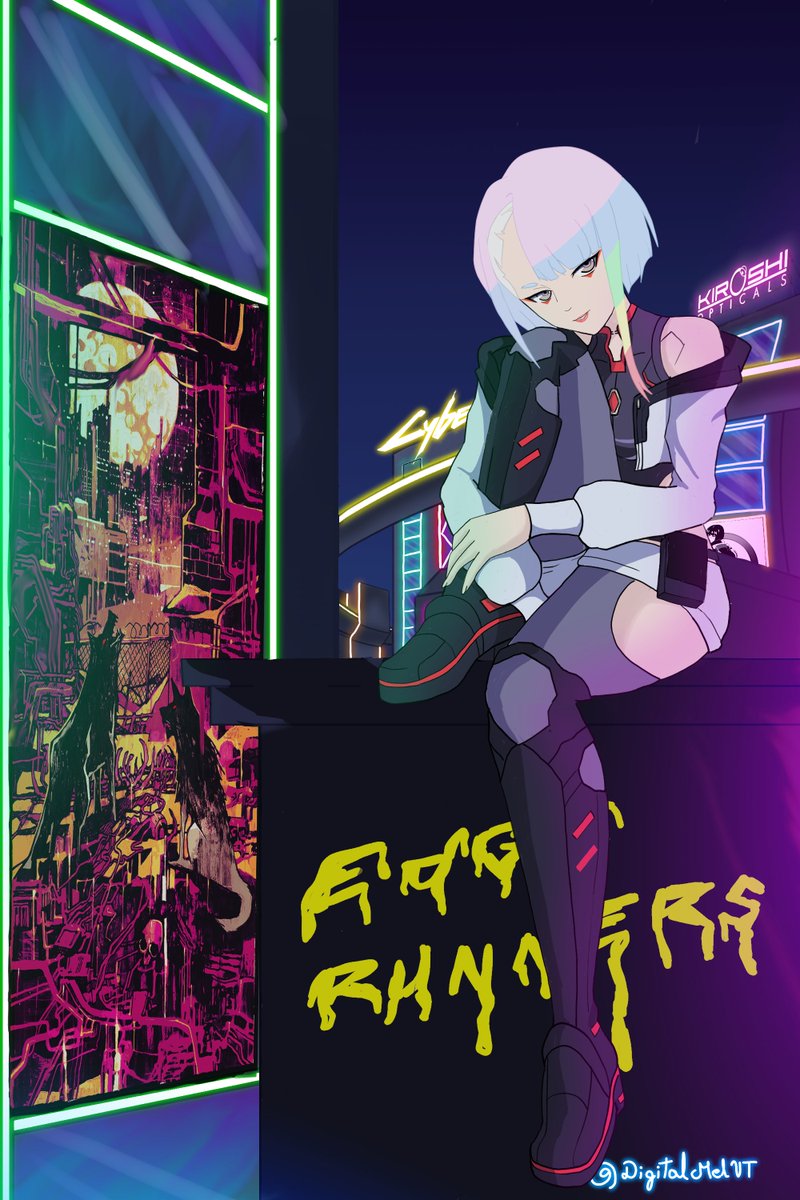 ame esta anime al igual que el juego , hace mucho que no me emocionaba dibujando el pj de una serie pero #CyberpunkEdgerunners es de lejos uno de los animes mas geniales y hermosos que vi uwu quiero una segunda temporada💙
#Cyberpunk2077 #CDProjektRED #CDPR