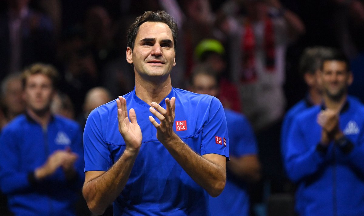 alfregm23's tweet photo. Game. Set. Match. Career.

Gracias por tanto @rogerfederer el tenis nunca volverá a ser igual!!

#NoHayNadieMasGrandeQueRogerFederer https://t.co/HiFUiWiKZ6