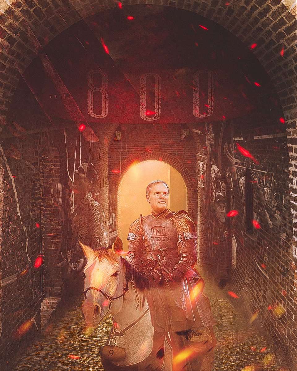 His name Is John G. Cook II,

Commander of the Red Kingdom,
General of the former Coliseum,
loyal servant to the true Big Red,

and he just seized his 800th career win.