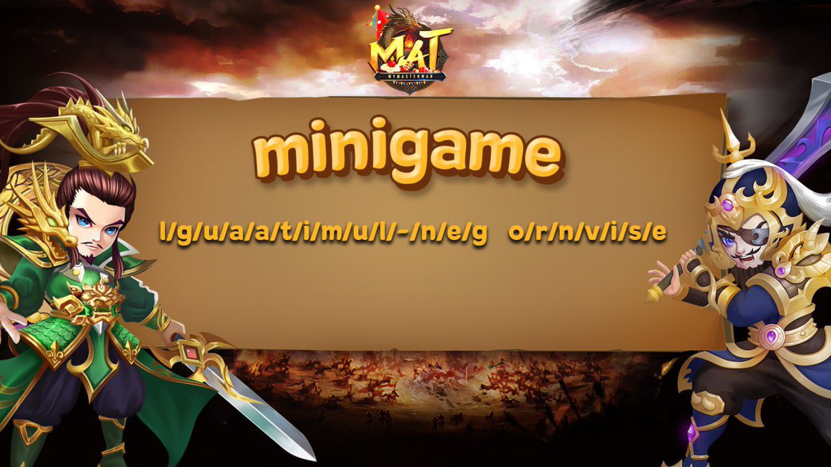 mymasterwar's tweet photo. MINIGAME - WEEK 5: Finding the keyword

Rewards: Golden treasure shard chest*5, Jade necklace*30

Deadline: Until 23:00 UTC Sep 28th, 2022

Rt this post + hashtag #happybirthdayMAT

Leave comment as below: YOUR IN-GAME ID + correct word https://t.co/BfAXgkzGcz