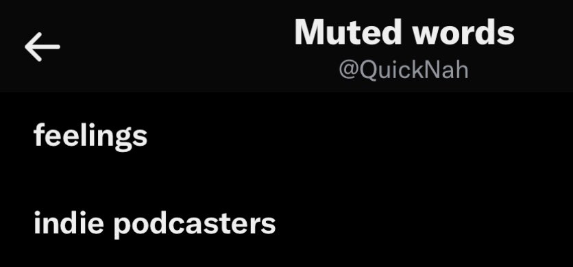 QuickNah (@quicknah) on Twitter photo Now THAT’S a <a href="/Podnews/">Podnews podcasting news</a> techtip I can get behind.
More of this, less <a href="/PodcastindexOrg/">Podcastindex.org</a> Now THAT’S a <a href="/Podnews/">Podnews podcasting news</a> techtip I can get behind.
More of this, less <a href="/PodcastindexOrg/">Podcastindex.org</a>