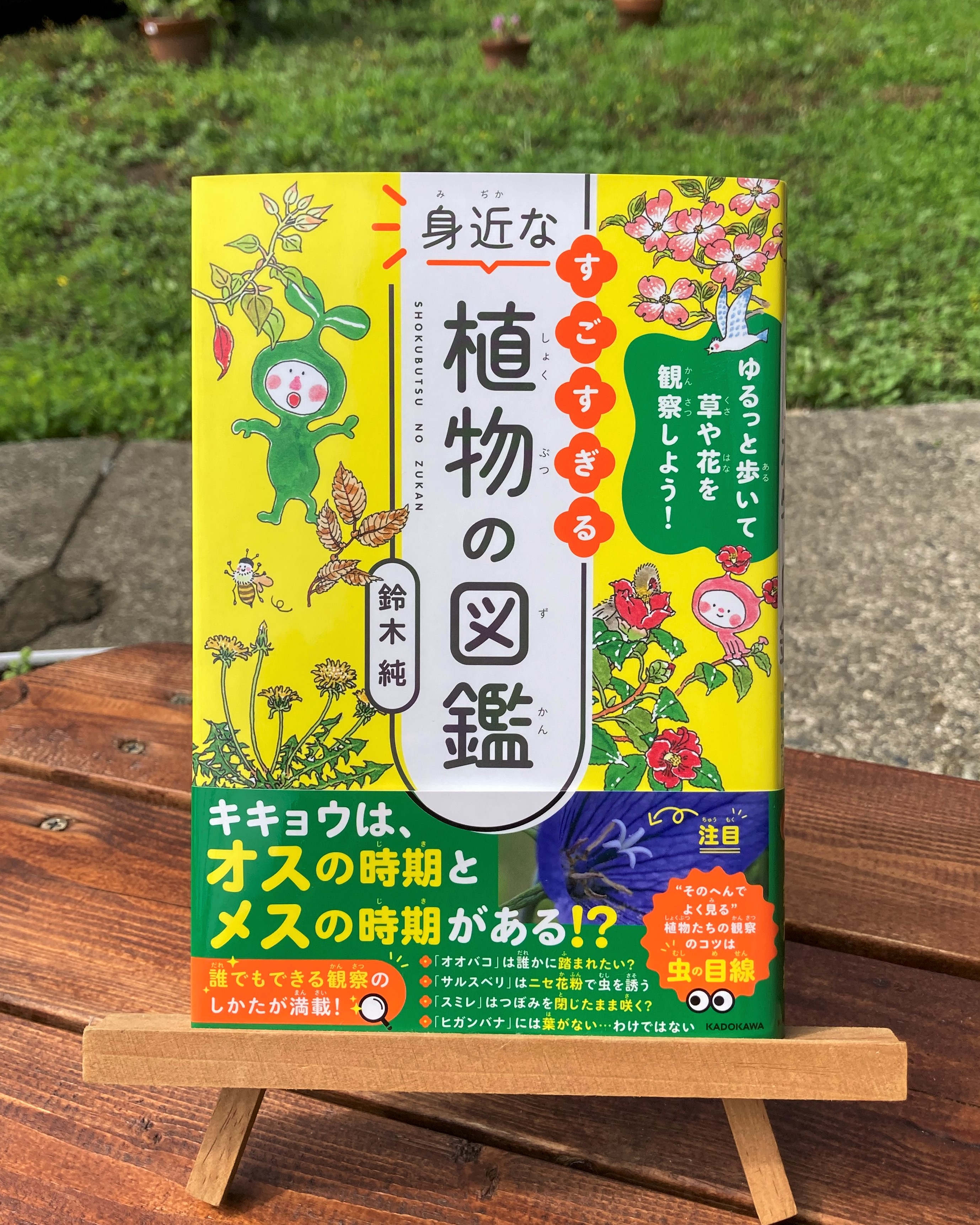 鈴木純 新刊 すごすぎる身近な植物の図鑑 Kadokawa Suzuki Junjun Twitter