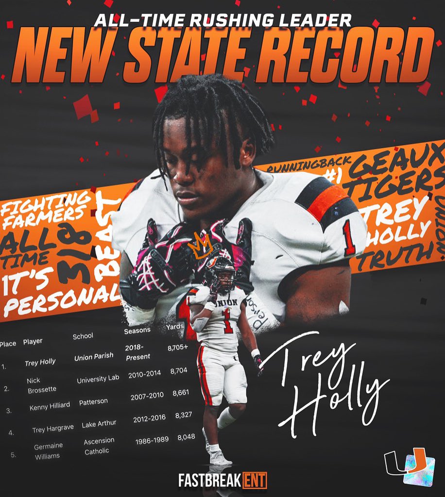 FastBreak Entertainment on Twitter "TREY HOLLY JUST MADE HISTORY 🐐