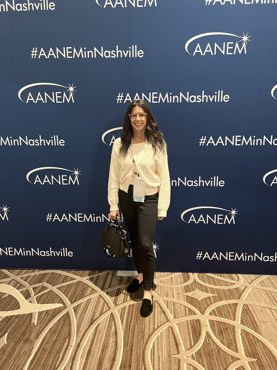 CarlyRothmanDO's tweet photo. Another great @AANEMorg filled with inspiring lectures, workshops, and shocking EMG puns. It was great reconnecting with residency friends @cdavidoffDO and Mike Chen as well as meeting colleagues with similar interests! https://t.co/bjDjExlFWU