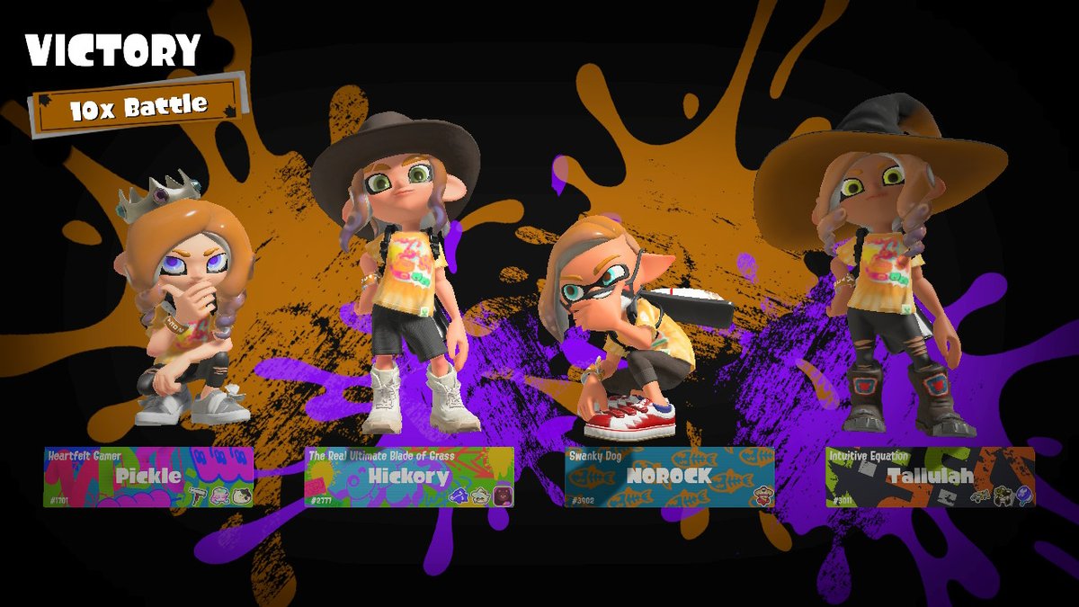 PickleSquid's tweet photo. 2 of these already! #Splatfest #Splatoon3 #NintendoSwitch https://t.co/jvxhABAKdS