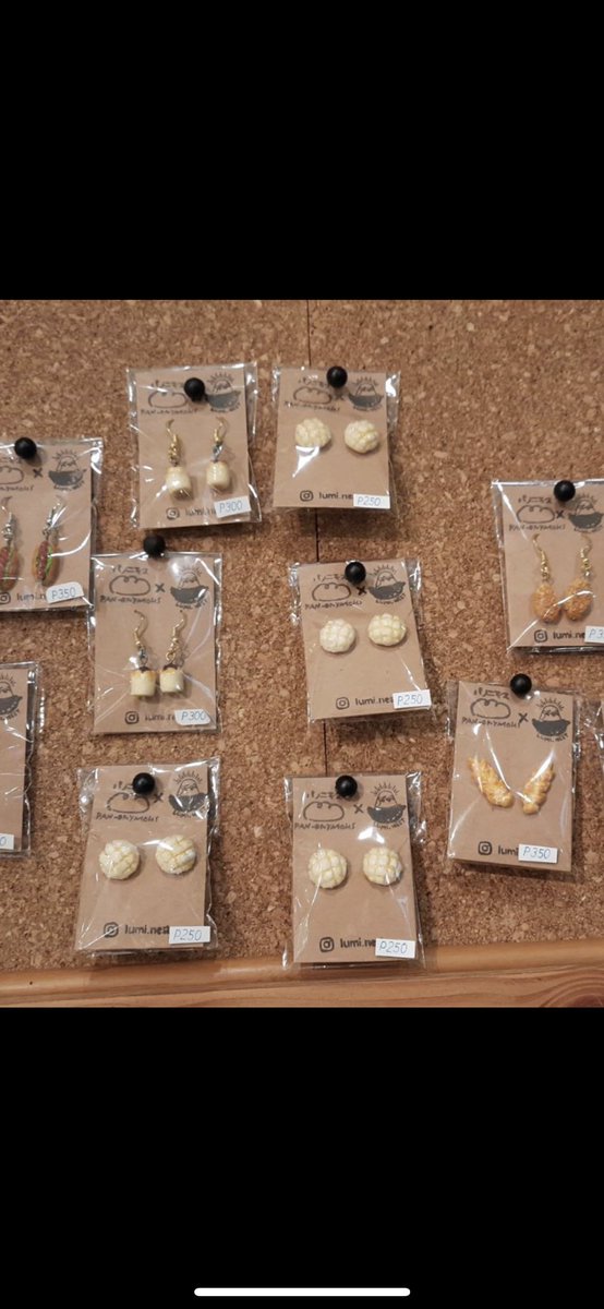 Panonymous_ph's tweet photo. Pan-onymous のパンをモチーフにした可愛らしいピアス✨
作家さんが海外に行かれてしまい、現品限りのレアなピアスです。あんぱんは片方食べられている遊び心満点なデザイン。残り数店です、お急ぎ下さい！ https://t.co/3EmtR1h41n