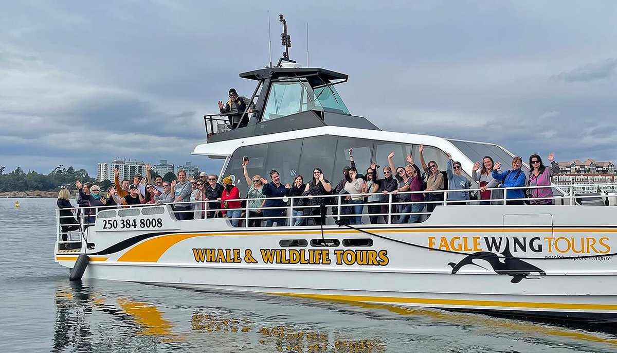 Today marked the official start of the 2022/23 season of our award-winning “Exploring the Salish Sea” floating classroom program! Many thanks to the teachers who joined us today! Look for more updates as this very popular program gains momentum in the coming weeks! #wild4whales