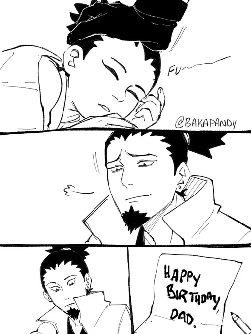 (2/2) Shikadai got Temari's stubbornness and refused to go to bed until Shikamaru got home 