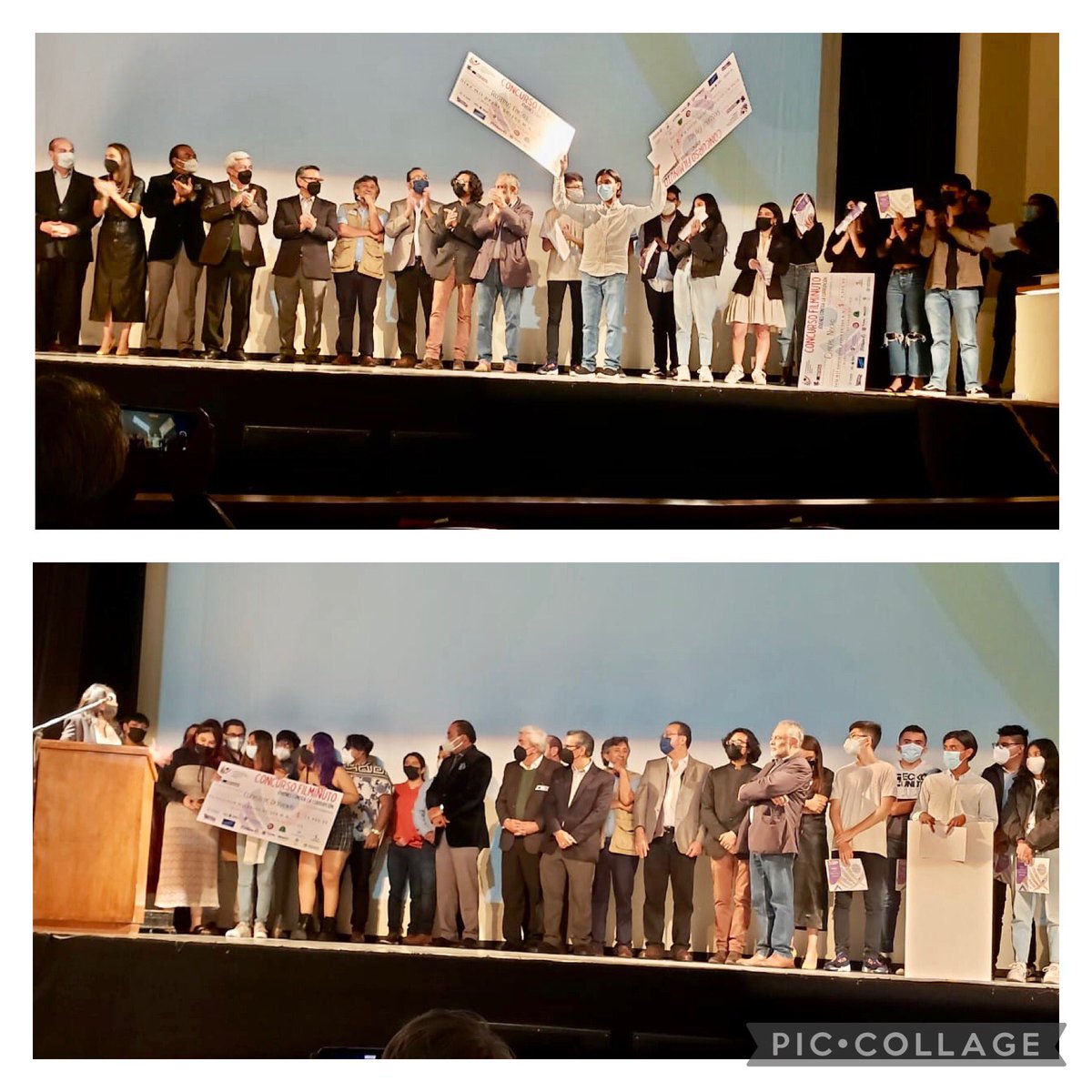 caratransparenc's tweet photo. Hoy asistí a la premiación de #Filminuto organizada por el @CEPCPuebla excelente iniciativa jóvenes contra la #corrupción Muchas felicidades a patrocinadores, participantes y organizadores! #CulturaDeIntegridad https://t.co/qQ1MqwCOoo