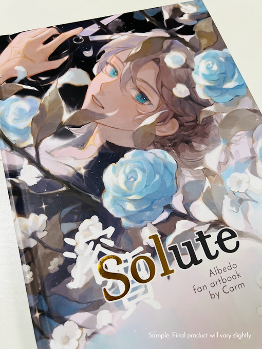 Some pictures of the sample. The final book can open completely flatly. The spine and cover have gold  