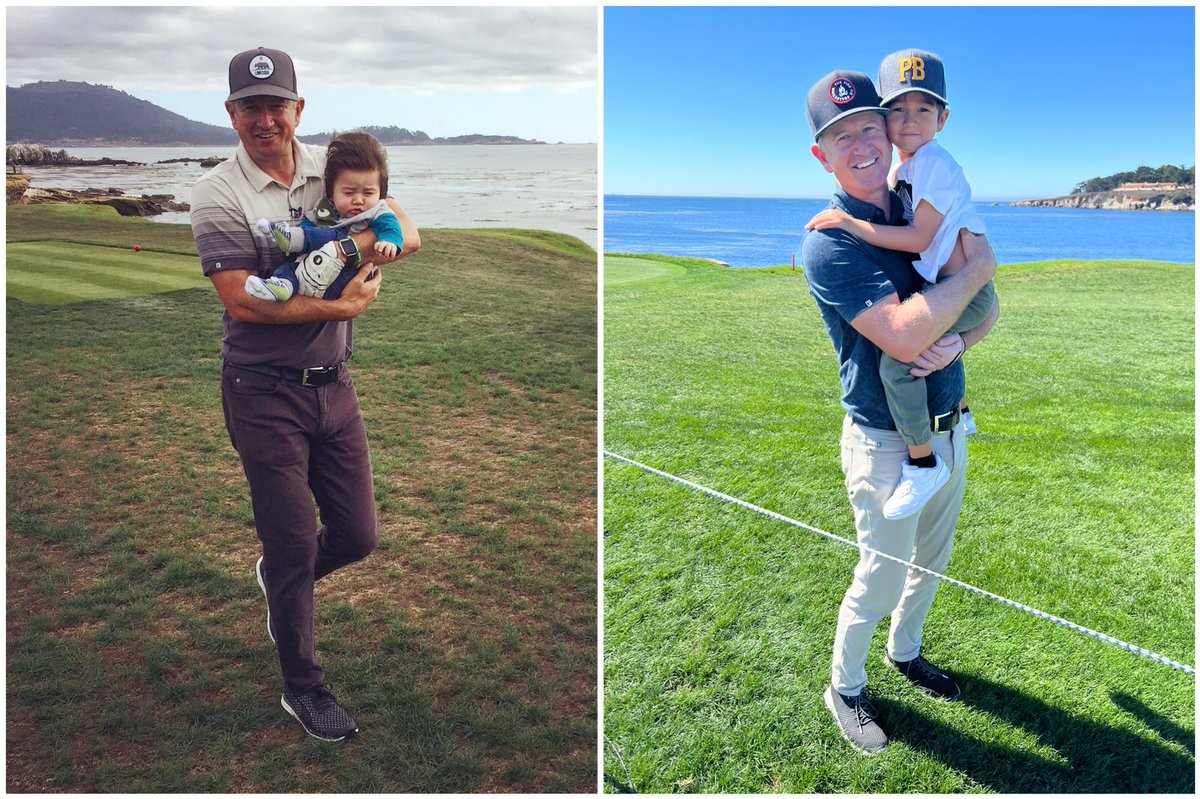 MattGinella's tweet photo. Incredible to be a small part of @PUREFirstTee. It’s a family affair. And the combination of two of my favorite things: Bandon and Pebble.

How it started (9.22.17)
How it’s going (9.23.22) https://t.co/GH7ldH8geT