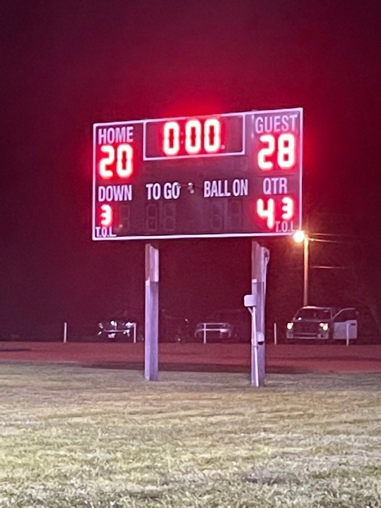 Great win for the Leopard football team tonight. Lincoln 28 Rock Hills 20