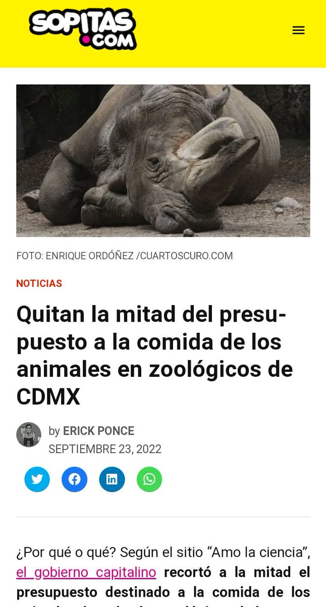 YoAmoaLaCiencia's tweet photo. Agradecemos a https://t.co/yPMJdybz0Q por el espacio que le dedicó a la situación del recorte en alimentos y en especial al Periodista Erick Ponce por elaborar está nota.

https://t.co/g5TwdXVUPG

No exageramos cuándo les decimos que ustedes son quienes lo hacen posible. Gracias! https://t.co/sdr6nNMSwd