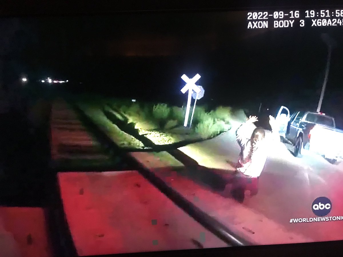 naked_view's tweet photo. OMG I hope three Denver Colorado police officers go to jail. Arresting a 20 year old Hispanic women for apparently no reason and putting her inside a police car,  parked on a railroad track. The three police officers watch a train hit her. https://t.co/apCWLPMp6k