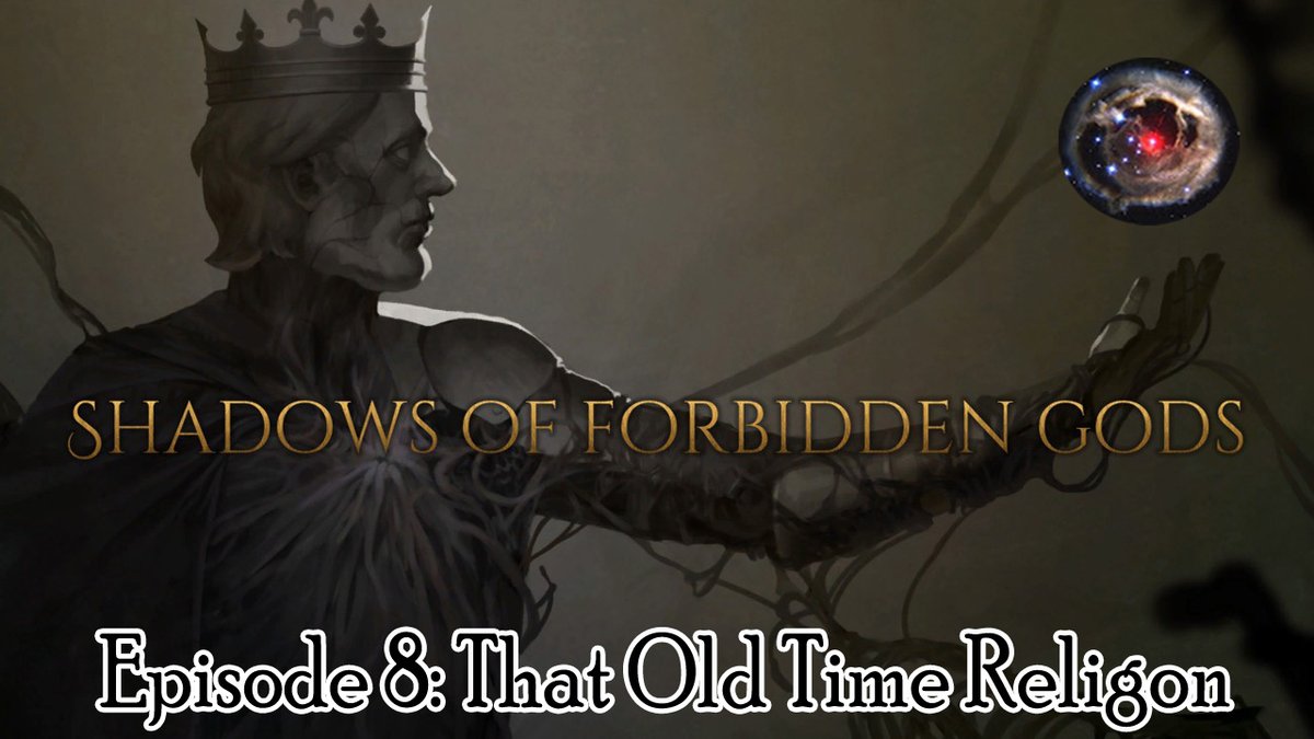 FantasticWorlds's tweet photo. The Circle of Twilight spreads Iastur's corrupting revelations. One agent suffers interference from an unexpected nemesis.
Now available only for Cultists and Acolytes.
#Lovecraft Country - #ShadowsOfForbiddenGods Episode 8: That Old Time Religion
https://t.co/LZGLBpNDBO https://t.co/L4EiTcHBMy