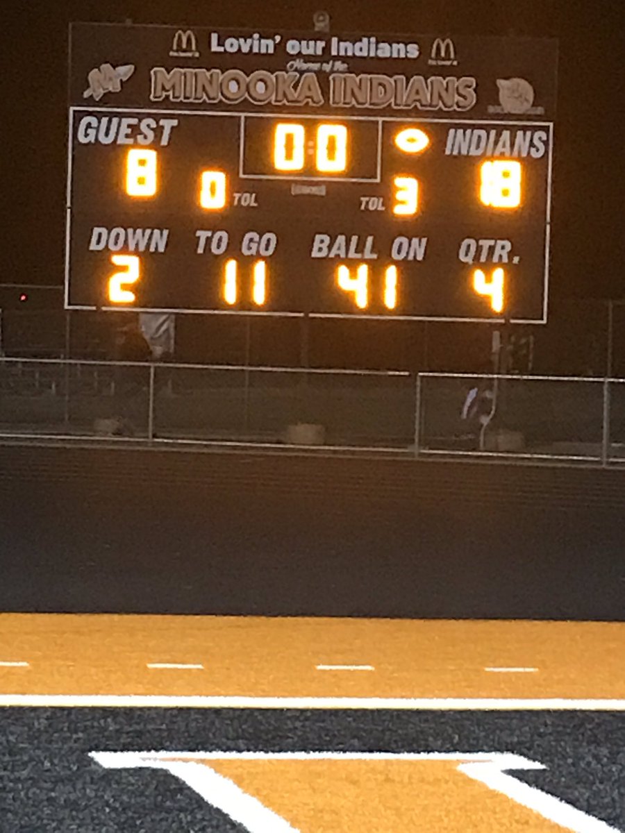 Varsity football picks up an SPC win over Oswego!