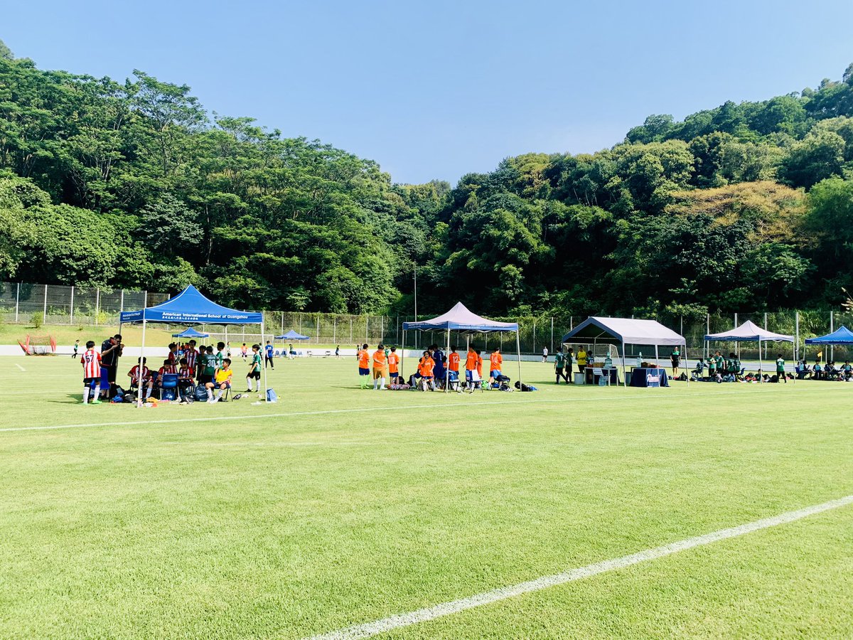 CoreyKydd's tweet image. A gorgeous day to host the GZ PRC boys and girls soccer exchange @AISGZ  #GoRams