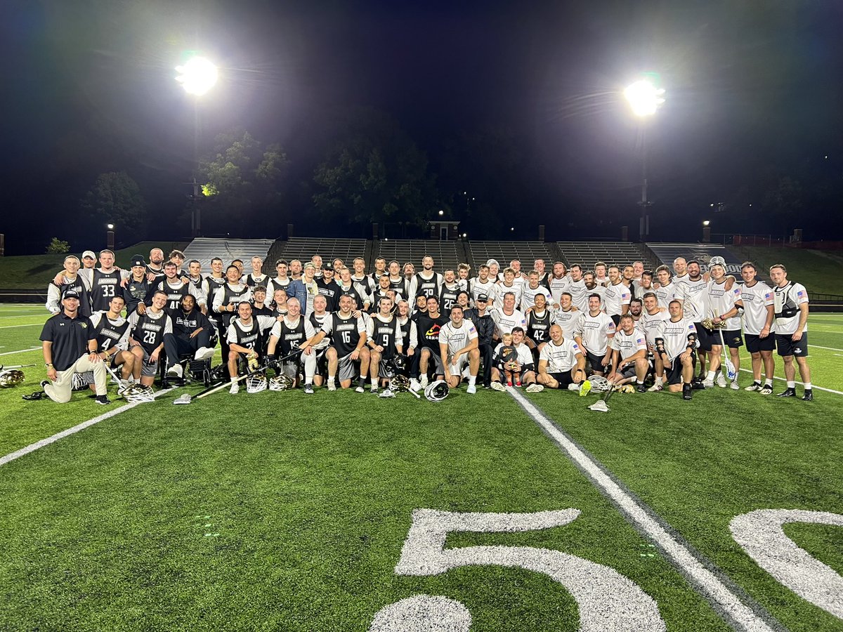 Thank you to all the alumni who came out tonight! It’s always great seeing these guys back in action. #LULaxFam