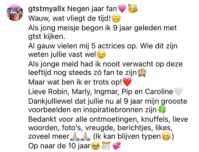 9 jaar RMIPC🥰
Mijn tekst is te lang voor Twitter.. Zie de bijgevoegde foto voor de tekst💗
<a href="/MarlyvdVelden/">Marly van der velden</a> <a href="/Ingk__/">Ingmar</a> <a href="/pippellens/">Pip Pellens</a> <a href="/CarolineBruijnD/">Caroline De Bruijn</a>