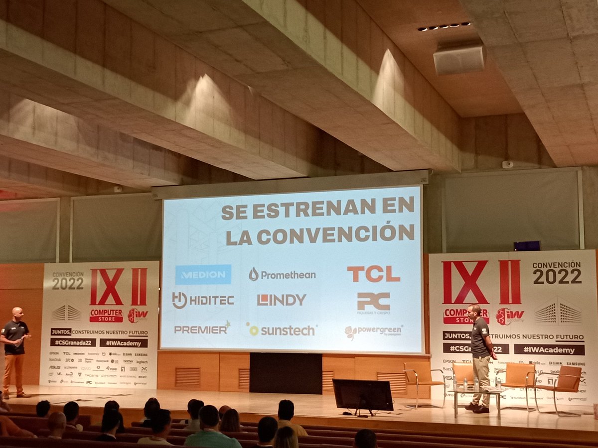 icomputerstore's tweet photo. 📣 Novedades en #CSGranada22 e #IWAcdemy22 👏👏👏👏 bienvenidos @MEDIONIberia @tclmobilees #Prometean @Hiditec @Sunstech_es #Lindy #PowerGreen #Premier https://t.co/yshj7VT8up