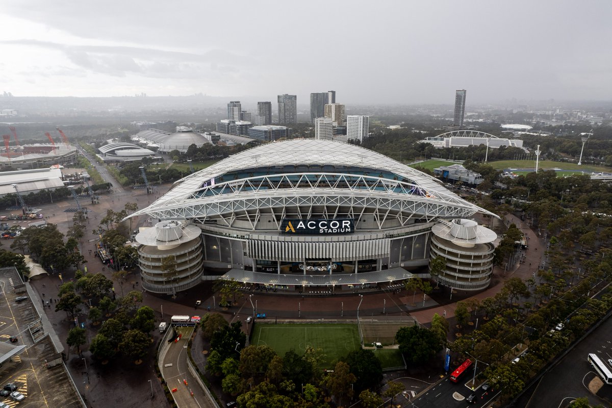 PenrithPanthers's tweet photo. The stage is set 🔥

#pantherpride https://t.co/RiC2G6DsuL