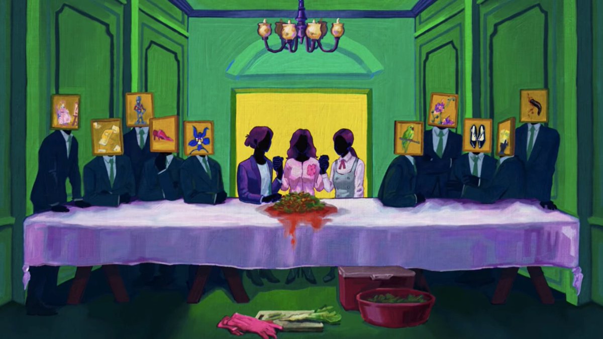 lunavyxen's tweet photo. 8. The frames on the left: money, red heels, blue orchid & the doll. (Not sure what is the pink item it might be a hidden clue for next episode) ๐ค
https://t.co/7kpdy32Let
#์์์์จ๋ค #littlewomen #kdrama https://t.co/8dLJ7jYOGf