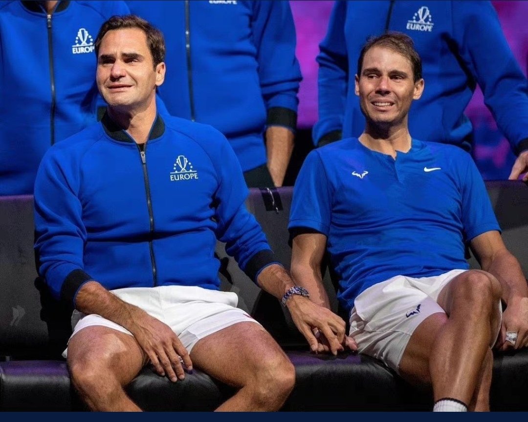 inboxankit's tweet image. Beautiful, Powerful, Emotional &amp;amp; much more. That&apos;s sport. It connects. This is the  brotherhood these rivals share off field.

#RafaelNadal- With Roger&apos;s retirement, a part of me left.

#RogerFederer- To the game of tennis, I love you &amp;amp; I&apos;ll never leave you.
#LaverCup
#INDvAUS