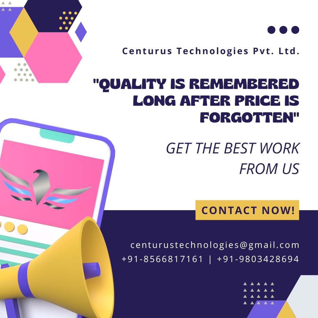 Centurustechno's tweet photo. #appdevelopment #flutter #flutterdeveloper #centurustechnologies #centurus #appdeveloper #webdevelopment #webdesign #flutterweb #dart
Get The Best Work From Us😊! https://t.co/lf0yK4Jmf9