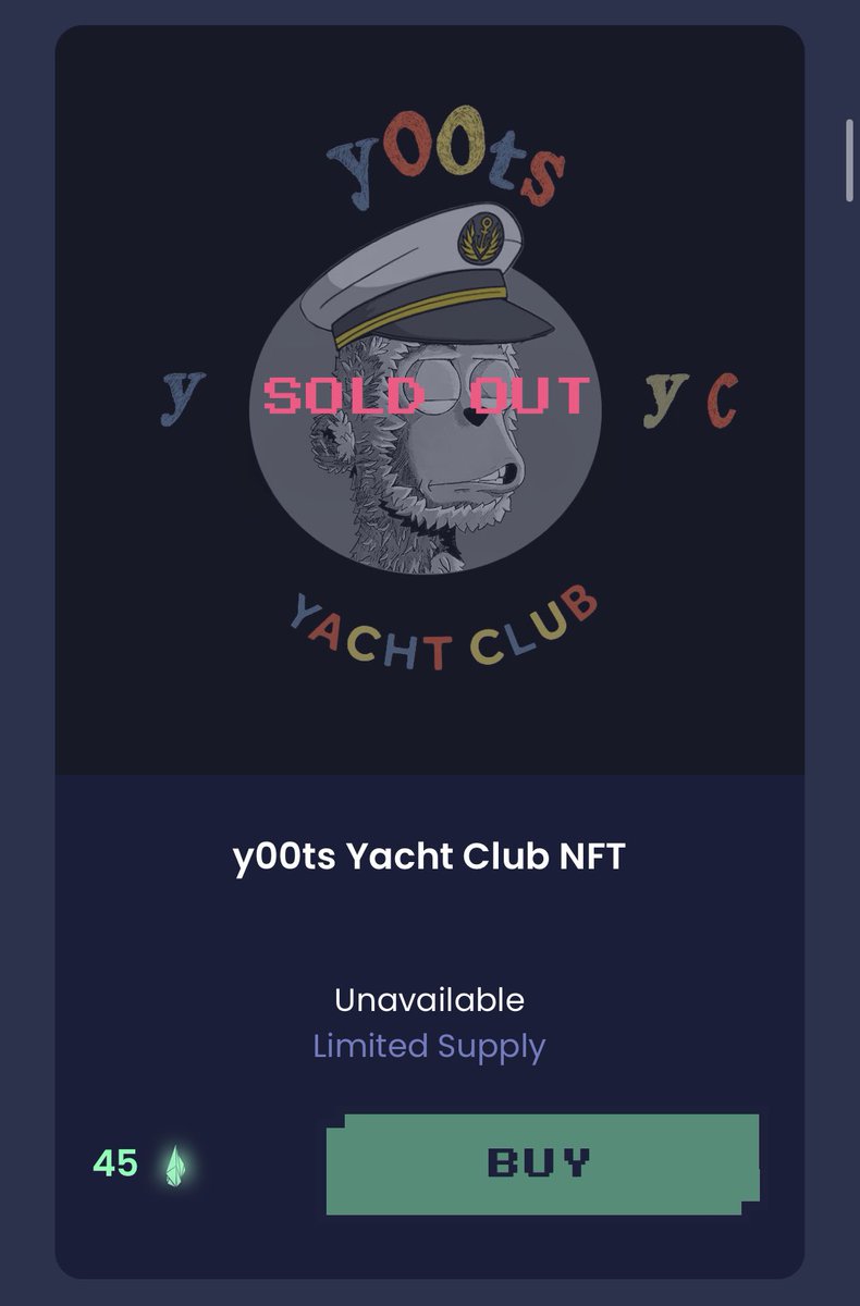 CryptoRazz1's tweet photo. Tell me another project that gives its holders true utility 🤷‍♂️ @TheApeInvaders @exovaders shop just dropped these @Y00tsYC and they sold out within minutes! So for holding I get access to other projects for #FREE basically 👀 #apesinvading #winner #NFT #NFTCommunity #UtilityNFT https://t.co/h3NthCn8l1