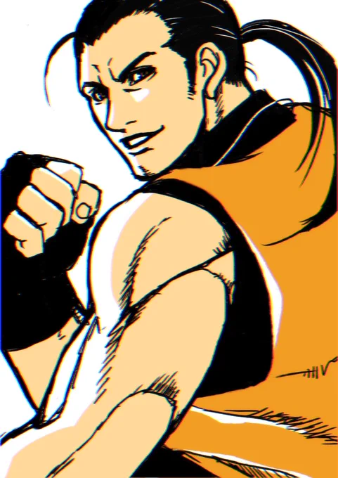 #龍虎の拳30周年おめでとうございます過去絵ですが合作と落書き再アップ! 