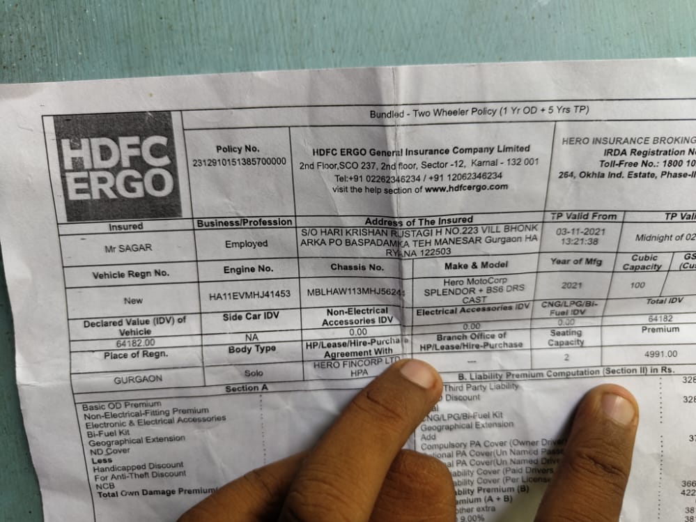 RustagiSagar's tweet photo. @HDFCERGOGIC मैने मेरी बाईक का insurance HDFC ergo से करवाया था अब clam आने पर insurance company clam देने को माना कर रही हैं ऐजेंट को स्टेटमेंट बताने पर वो माना कर रहा है की clam पास नही होगा आज 25 दिन पूरे हो गए हैं https://t.co/4SZ81587SB